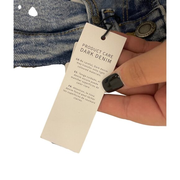 Stradivarius Womens Skinny Jeans EU 36 US 4 High Waist Blue Denim 4858/747 NWT - Picture 8 of 16